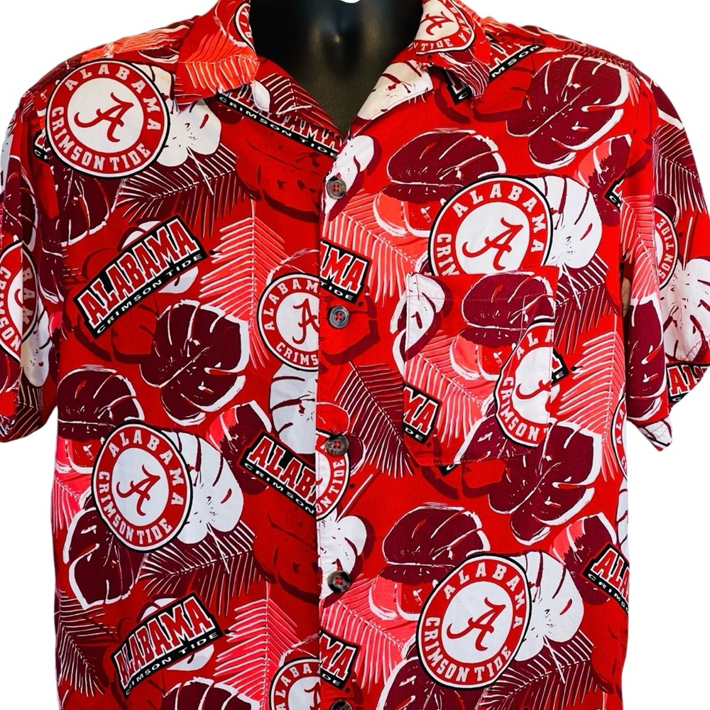Champion Button Up Shirt Alabama Crimson Tide Mens Size Medium
